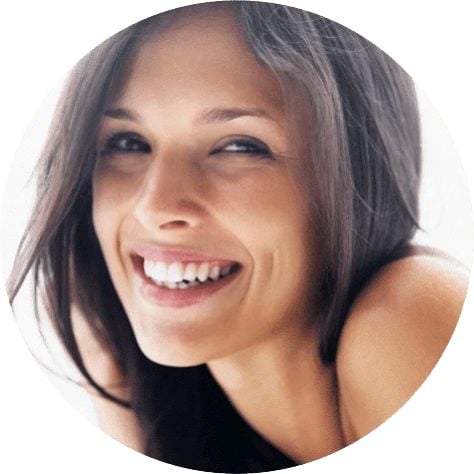 Woman smiling