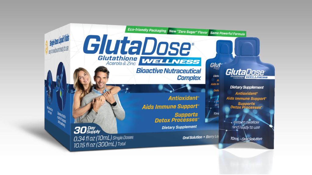 What is GlutaDose used for: GlutaDose Wellness box of sublingual liquid glutathione
